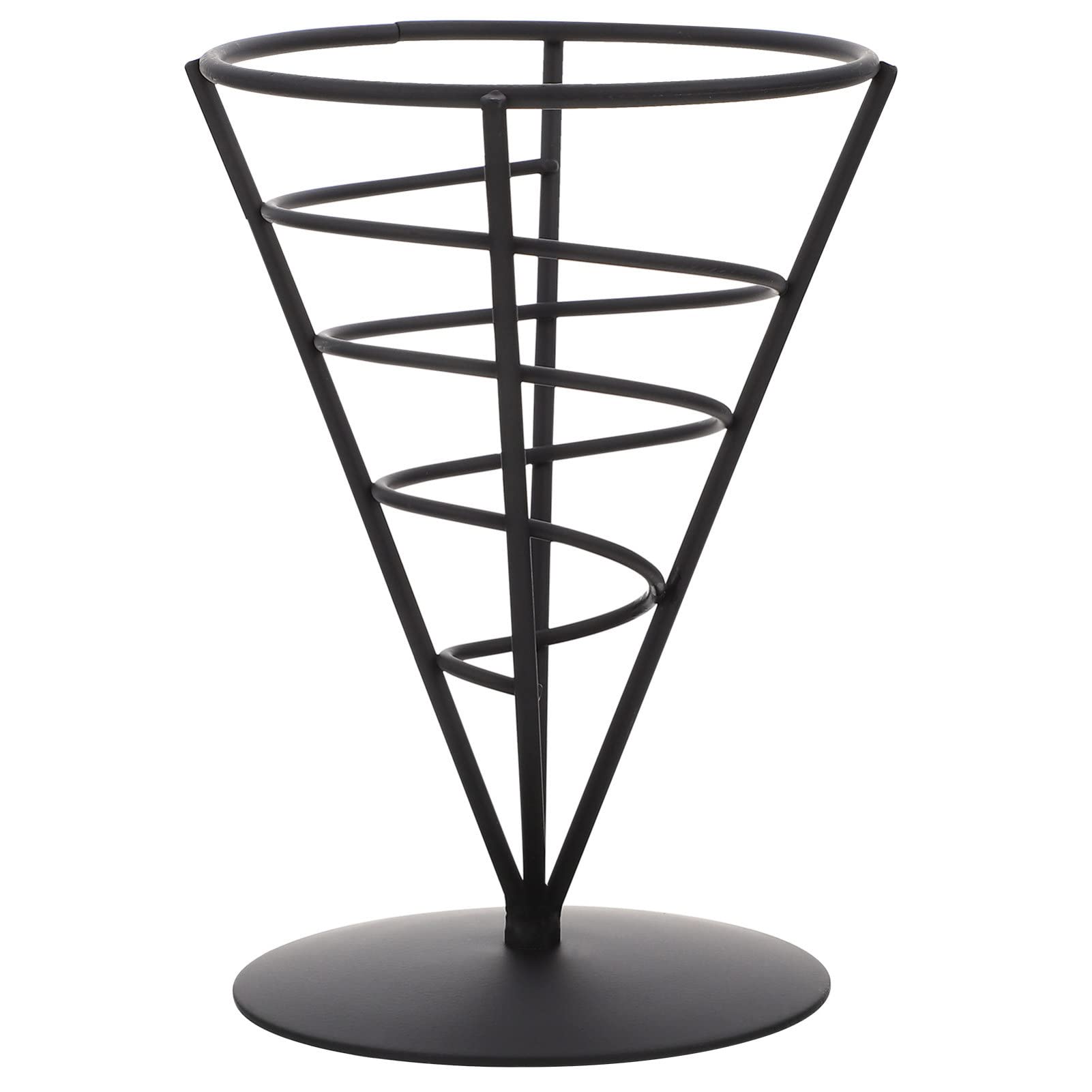 Hemoton Holder Stainless Square Fry Rack French Fries Stand Food Frying Basket