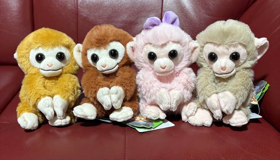 Amazon.co.jp: うきっきさるるん ぬいぐるみ マスコット STサイズ 全4