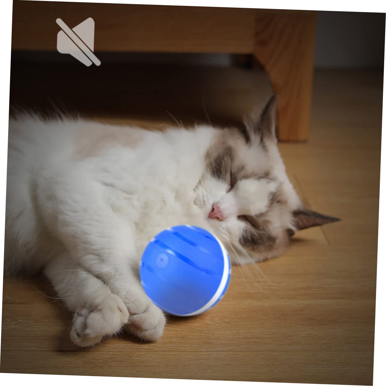 TOYANDONA Pelota De Juguete para Gatos y Perros Luminosa Interactiva Recargable por USB para Interiores o Exteriores Estimula Mascotas