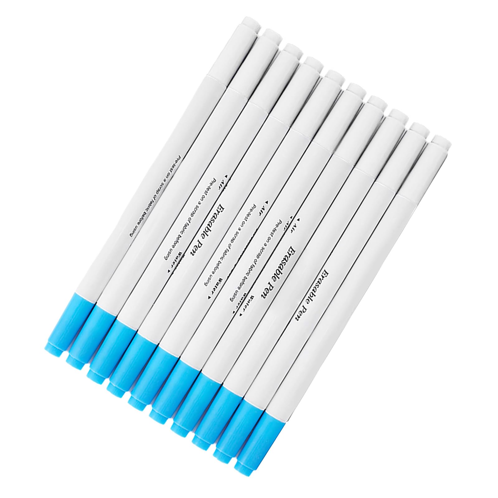 Msioytog 10x Fabric Markers for Sewing Water Soluble Fabric Marker Washable Marker Water Erasable Pen Soluble Pen