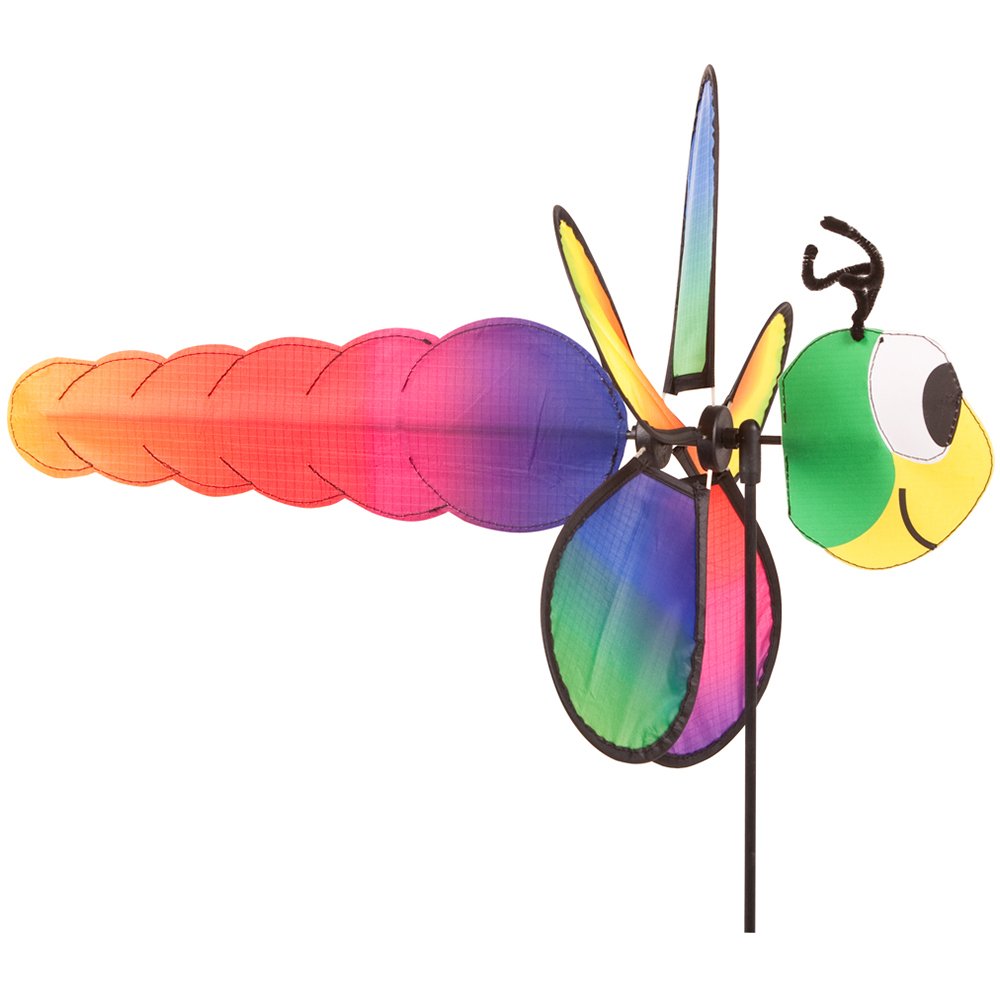 HQKites 100758 Spin Critter Dragonfly Flag, Multi