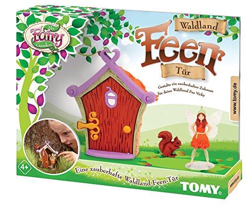 My Fairy Garden Tomy Puerta del País de Bosque de Hadas/Outdoor Juguete con Hada Figura para niños a Partir de 4 años  Exterior Jugar & Interacción con la Naturaleza Fomentar