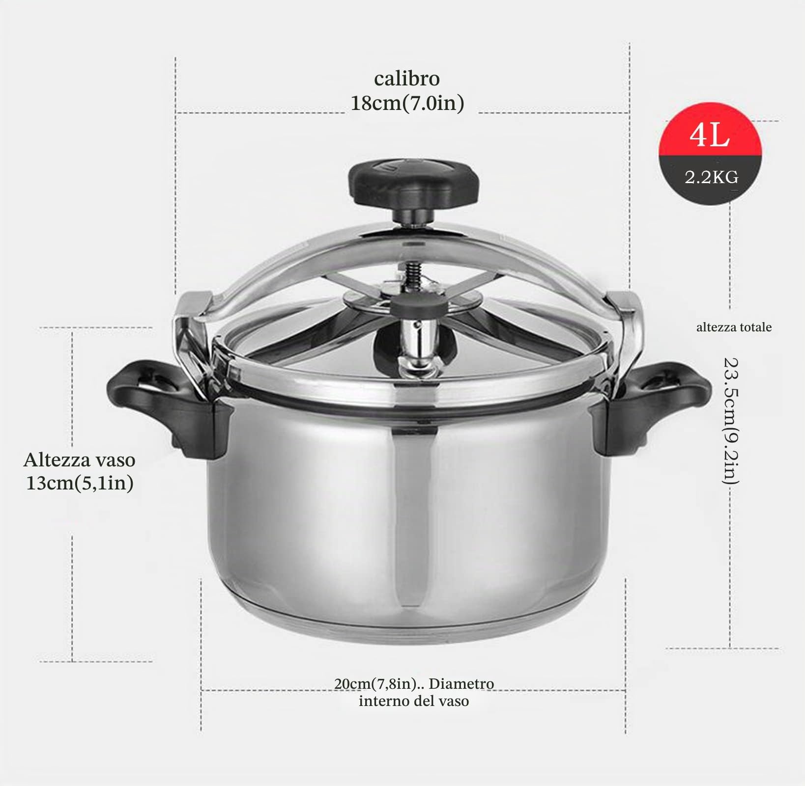 30LCucina dell'hotel commerciale molto grande pentola a pressione mensa in acciaio inox multi antideflagrante grande cottura a vapore in lattine a pressione Multiplo,applicabile:gas/induzione/fiamma