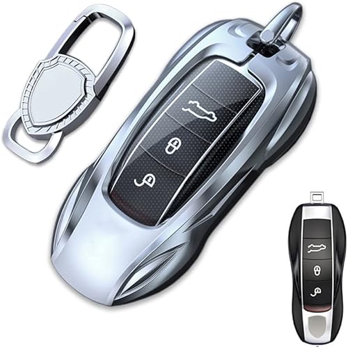 Carcasa de aleación de zinc con protección de metal para Porsche Macan Cayenne Panamera 911 Cayman Boxster 718