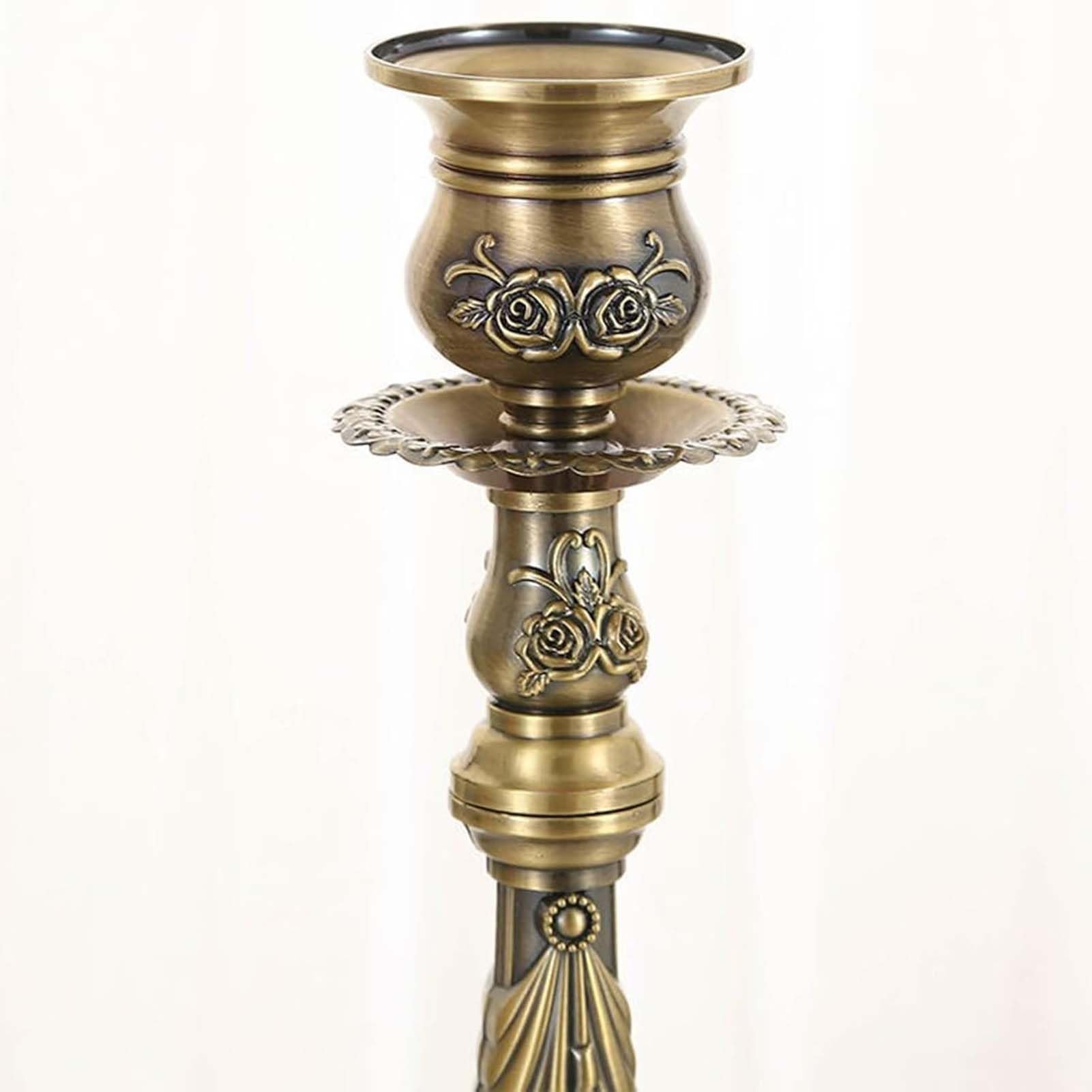 Portacandele Per Candele Affusolate, Portacandele A 3/5 Bracci, Centrotavola Decorativo Per La Casa, Ideale Per Feste E Occasioni Speciali(3 arm)
