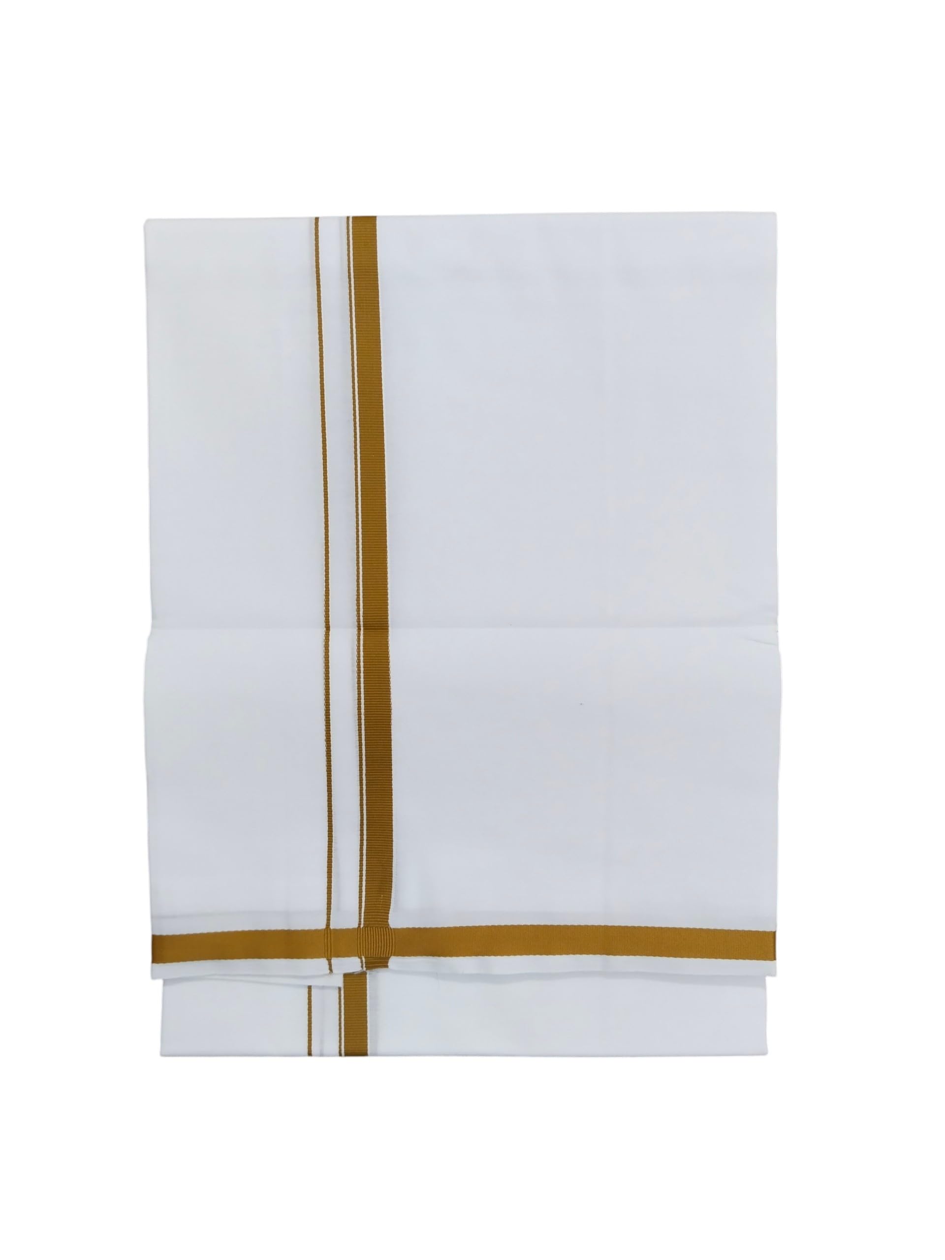 sri raajam textiles Traditional Mens Pure Cotton Premium Dhoti, Pure White Colour with Half Inch Kundanji Border, 2.00 Metres Size Single Layer Dhoti/Mundu (Specially Made with High Thickness)-picture-36