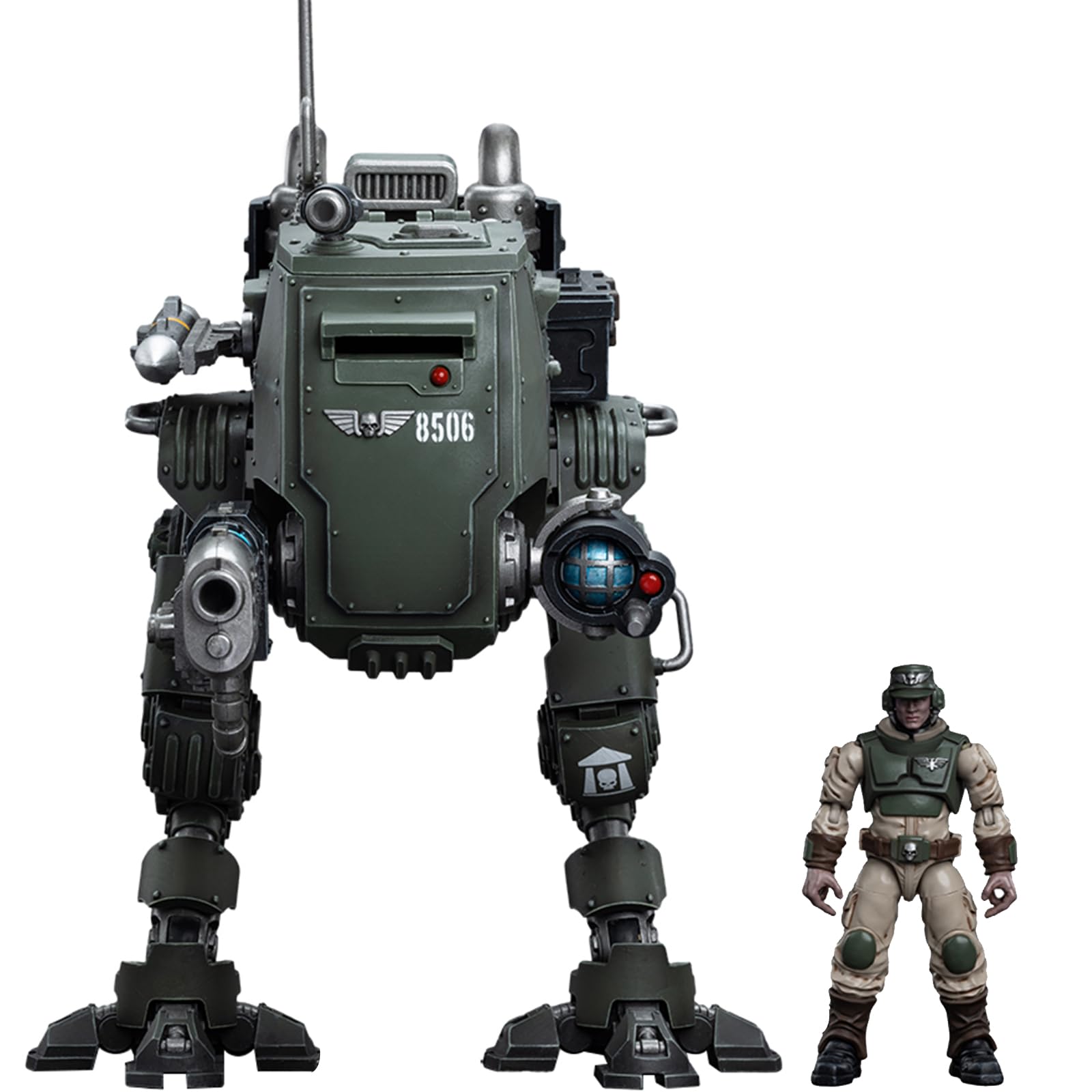 JOYTOY Warhammer 40k Astra Militarum, JT8940 Astra Militarum Cadian Armoured Sentinel 1/18 Action figure Collect Model Kits
