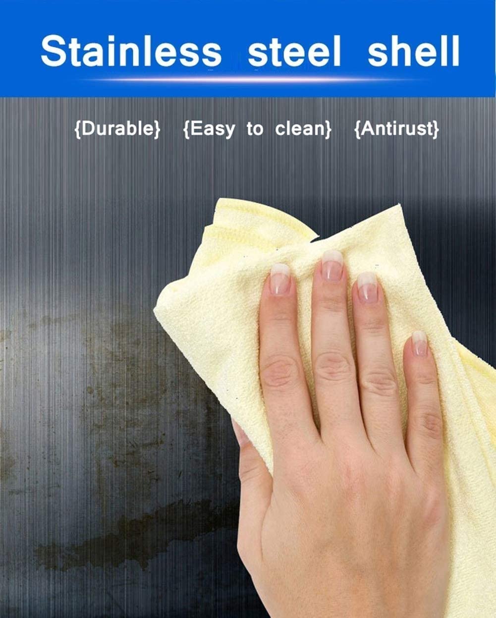 Automatic Portable Electric Countertop Ice Maker Machine 15kg Pounds in 24 Hours 9 Ice Cubes Ready in 7 Minutes with Ice Scoop and Basket Perfect for Water Bottles Mixed Drinks Parties