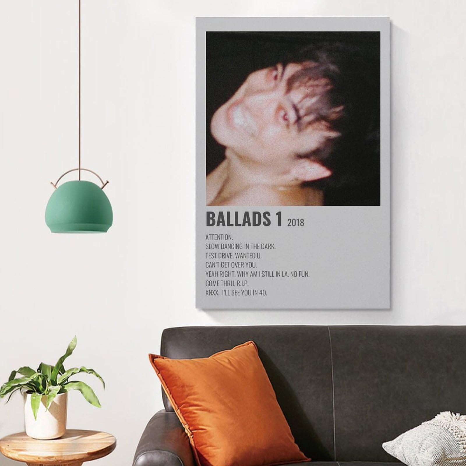 Amazon.com: ZANLIART BALLADS 1 - Joji Album Cover Canvas Print