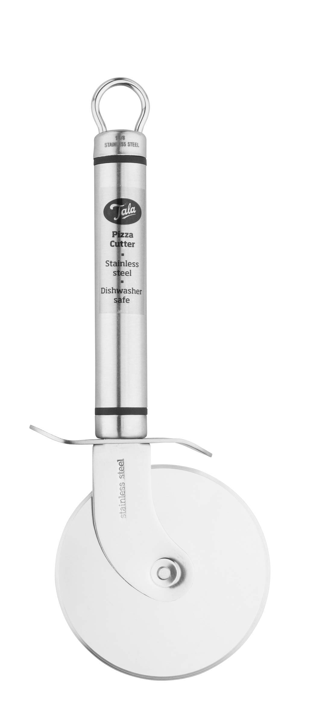Tala Stainless Steel Pizza Cutter, Pizza Wheel Perfect for Cutting Freshly Cooked Pizza into Slices, Dishwasher Safe, 20.7 x 7.5 x 1.6 cm