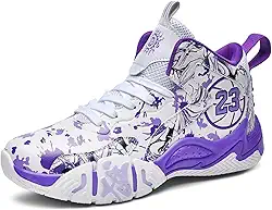 Tênis de basquete unissex com amortecimento de ar, calçados esportivos para jovens, antiderrapantes e duráveis, botas de basquete para treinamento