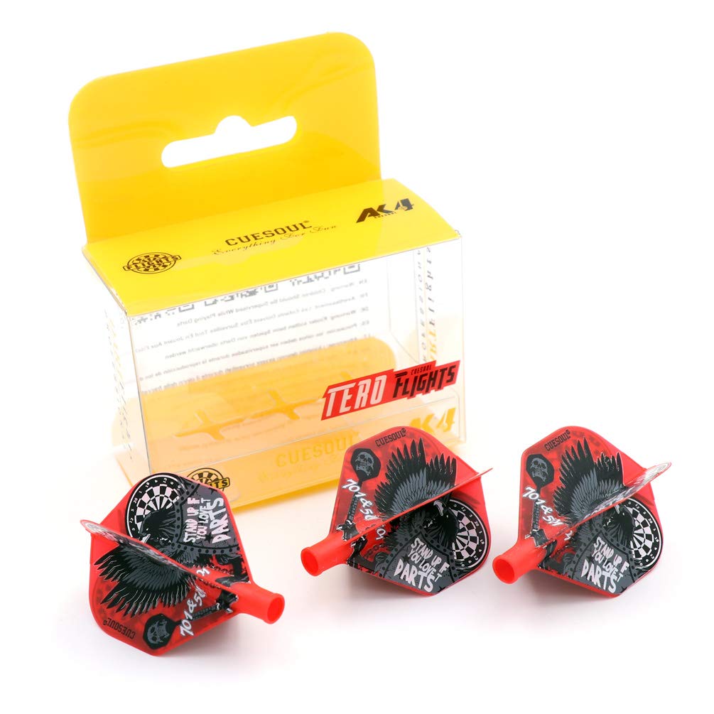 CUESOUL TERO AK4 Dart Flights standard Shape with attractive pattern, Set of 3 pcs โ image 1