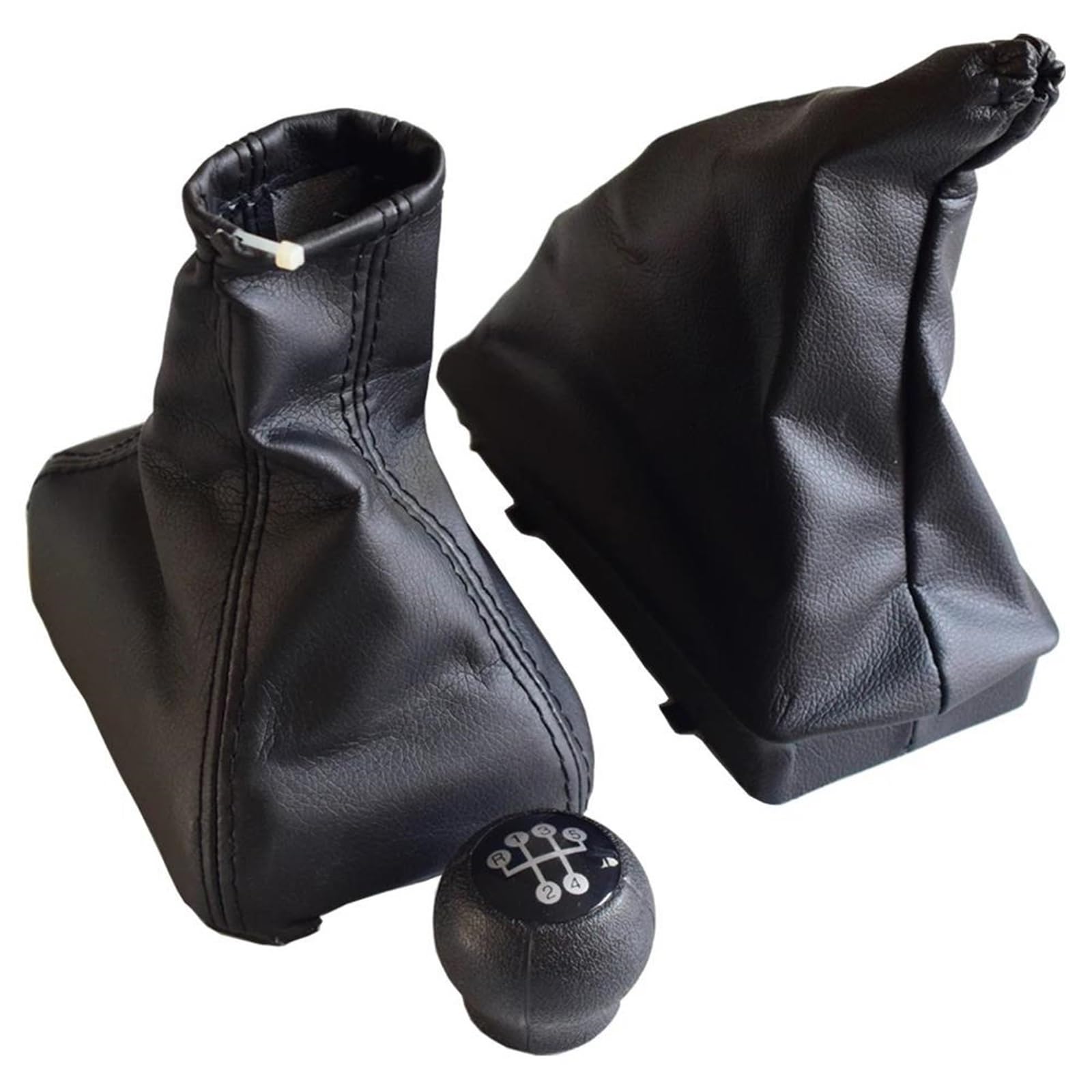 Ydxherta One Color Gear Lever Boot And Handbrake Grips Brake Boot And Gear Shift Knob For Opel For Corsa C For Tigra B For Combo C 2001-2011 Spare Parts