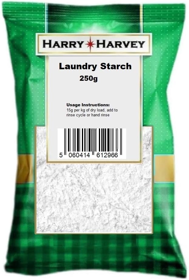 Laundry Starch 250g Pack, Use for Crisp Clothes and Sheets