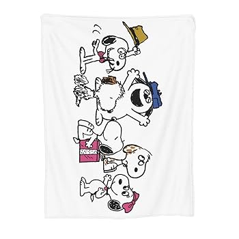 スヌーピー　ブランケット blooming FLORA ブランケット 「 もふもふSNOOPY 4way