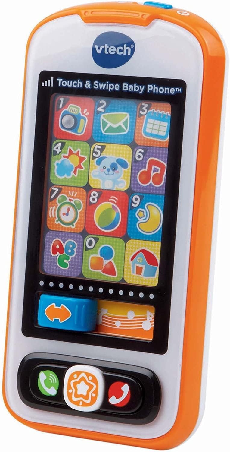 Touch and Swipe Baby Phone, Orange