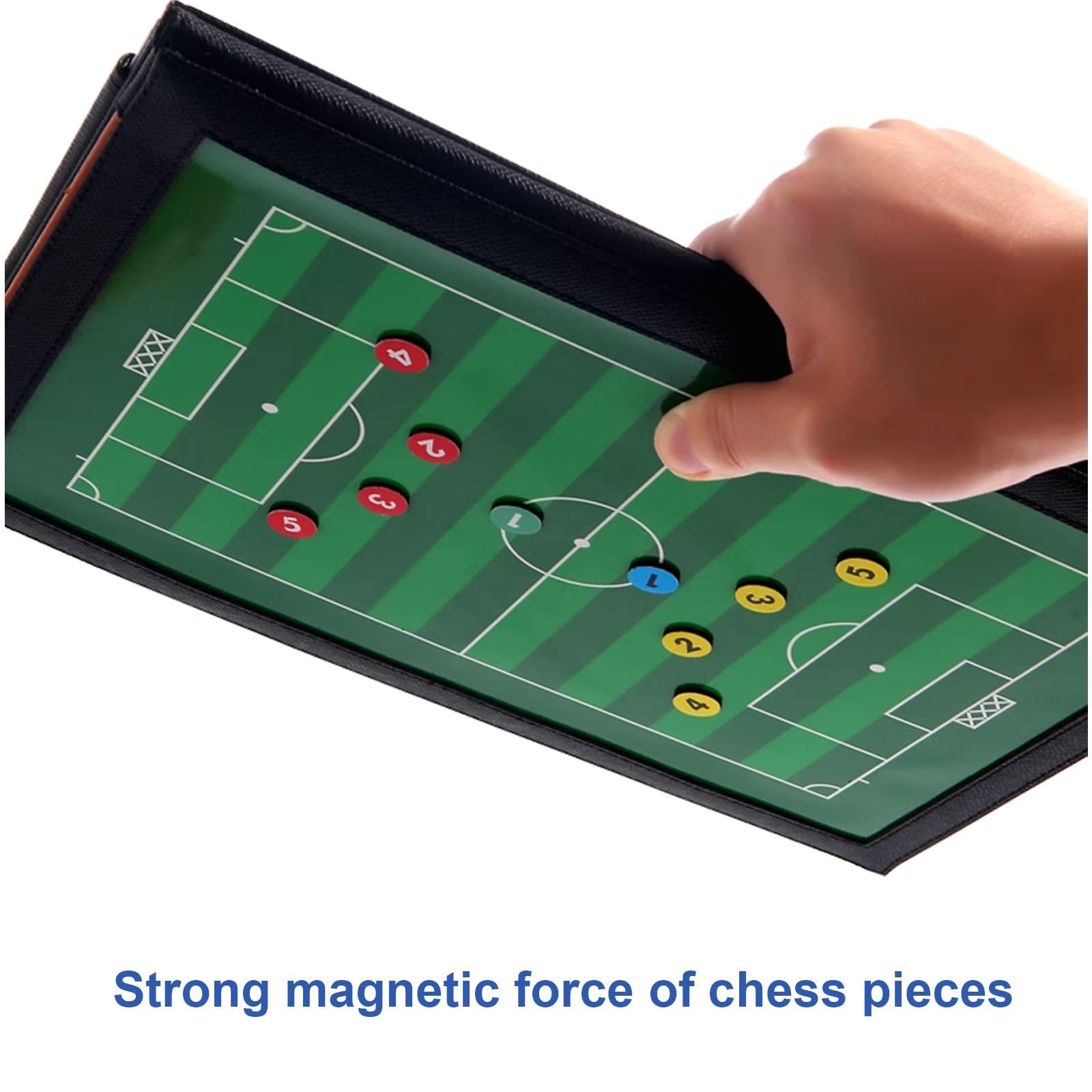 Tavola da Tattica Calcio, Lavagna Tattica Calcio, Lavagna Magnetica per Allenatori, Cartellina Allenatore, Pieghevole Cartellina Tattica, Lavagnetta Strategie,per Competizione e Allenamento