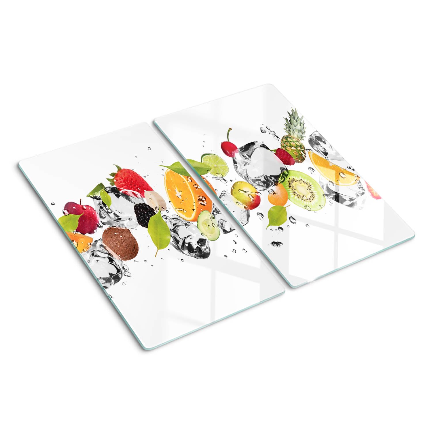 Planche de cuisine en verre 2x30x52 cm pissenlit protège-plaque