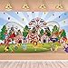 LOONELO Large Circus Carnival Backdrop with 70.8'X43.3', Welcome to The Carnival Banner Backdrop Photography Background for Carnival Circus Theme Party Decorations Birthday Party Supplies(Blue)