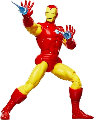 Miniatura 4 de Marvel - Figura de acción coleccionable Iron Man con escudo de la Serie Leyendas y del cómic retro Los Vengadores Guerras Secretas, 6 pulgadas