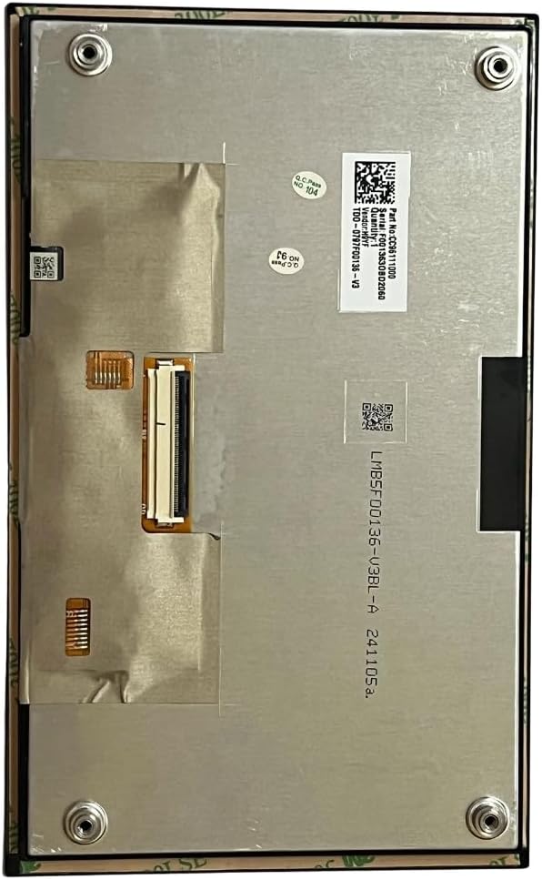 Touch LCD Screen Digitizer Glass Information Display Replaces TDO0797F00136V2 for Automotive Cars (7.71in)