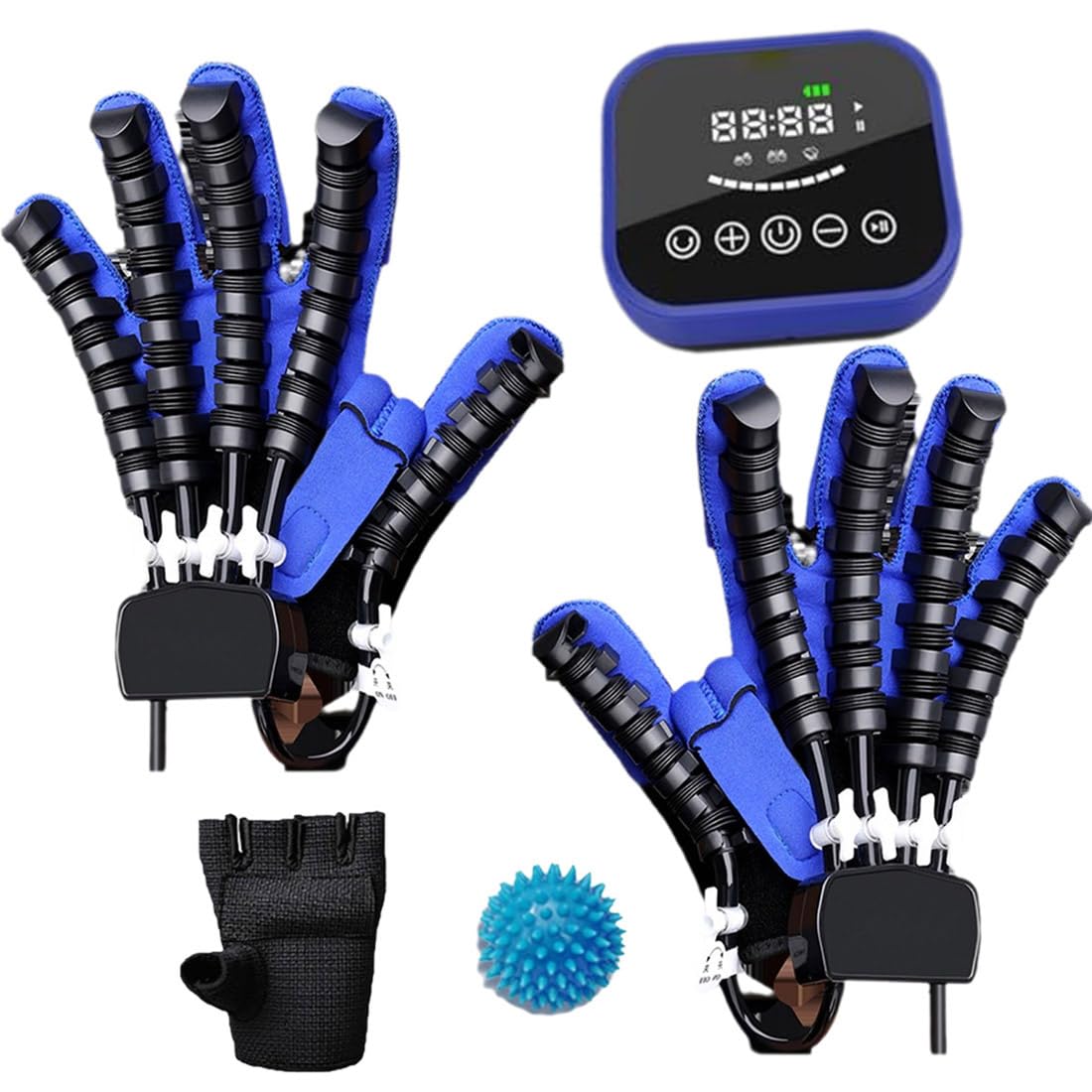 Guantes Robóticos de Rehabilitación para Pacientes con Hemiplejia,Artritis y Accidentes Cerebrovasculares,Guantes Robóticos para Rehabilitación de Manos(Size:m,Color:Izquierda)