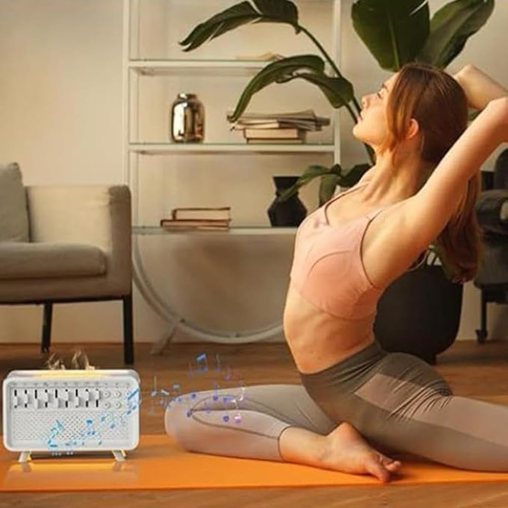 Thunderstorm Sound Machine con Bluetooth ofrece 8 sonidos naturales