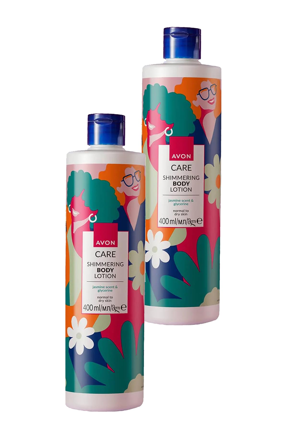 Avon Care Shimmering Gliserin İçeren Yasemin Kokulu Vücut Losyonu 400 Ml 2'li Set