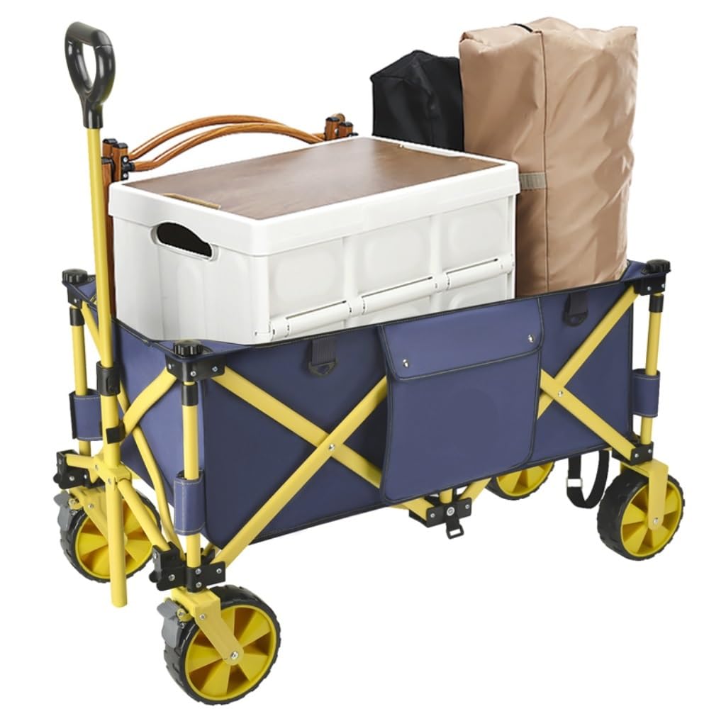 vrfvsdasAAS camping cart， Camping Cart Outdoor Picnic Camp Grocery Shopping Trailer Gathering Various Styles Trolley