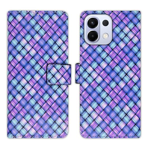 Image of Mat Purple Flip Cover for Oppo K13 5G| Leather Finish|Shock Proof|Magnetic Clouser Compatible with Oppo K13 5G (Purple)