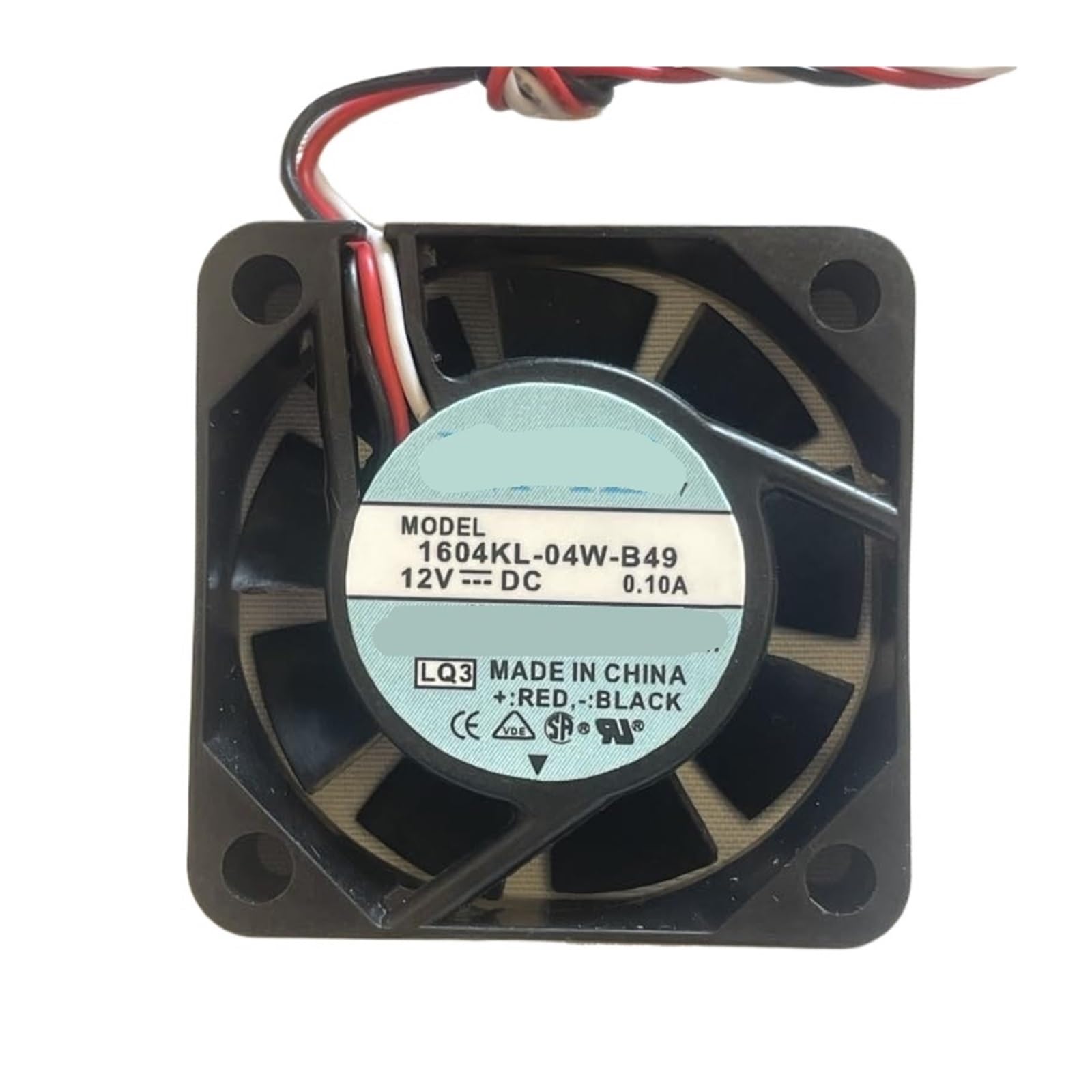 YMUGUEGH 1604KL-04W-B49 4010 40mm DC 12V 0.1A cooling fan