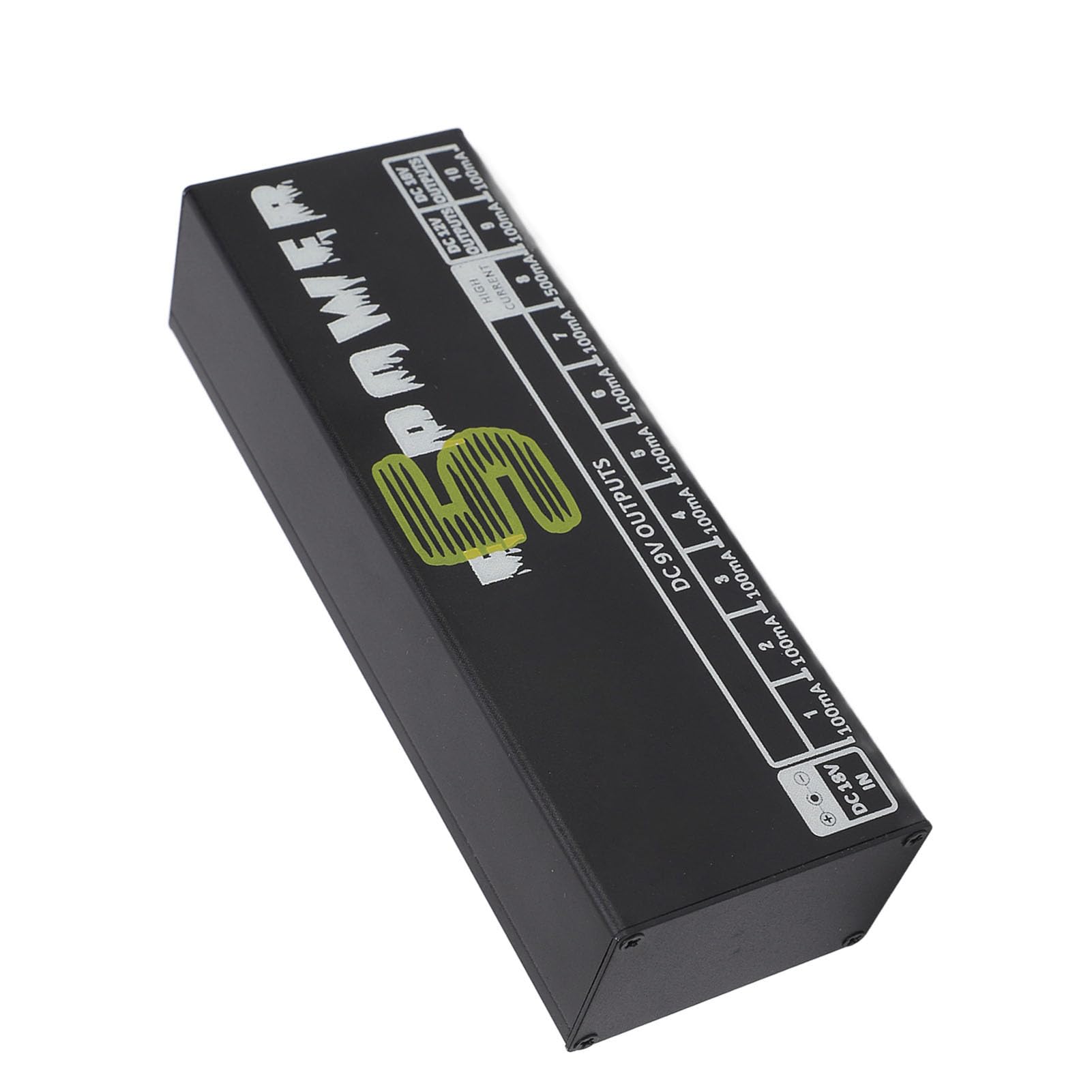 Fuente de Alimentación del Pedal, Indicador Azul Multifuncional para el Efecto de Guitarra Duradero de la Guitarra de la Fuente de Alimentación de la de del Pedal de la (Enchufe de la UE 100-240V)