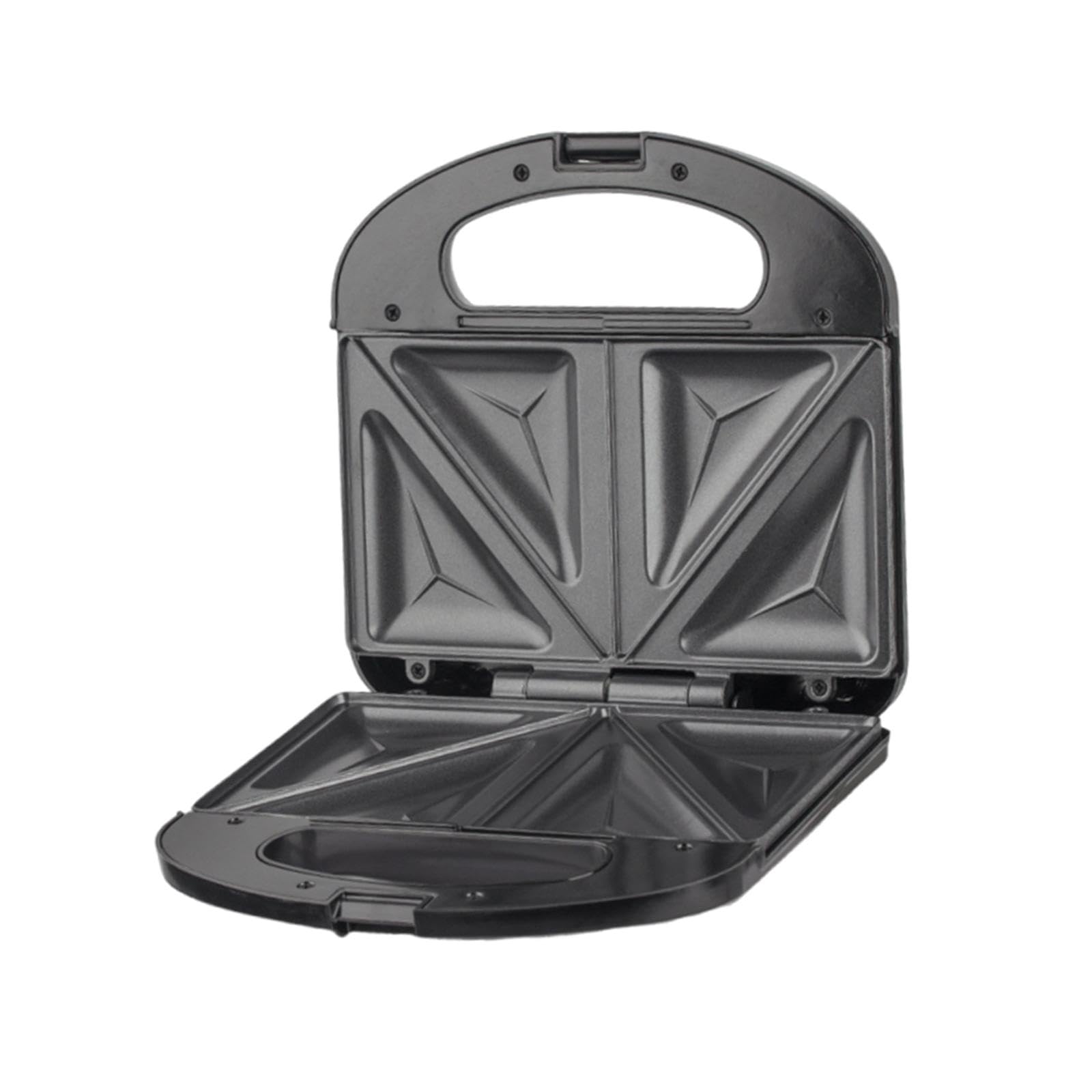 Waffle Maker Household 750W Sandwich Maker for Bakery C | Waffle Maker Household 750W Sandwich for Bakery Cafe Home Kitchen Style C Aluminum And Wood-image-15