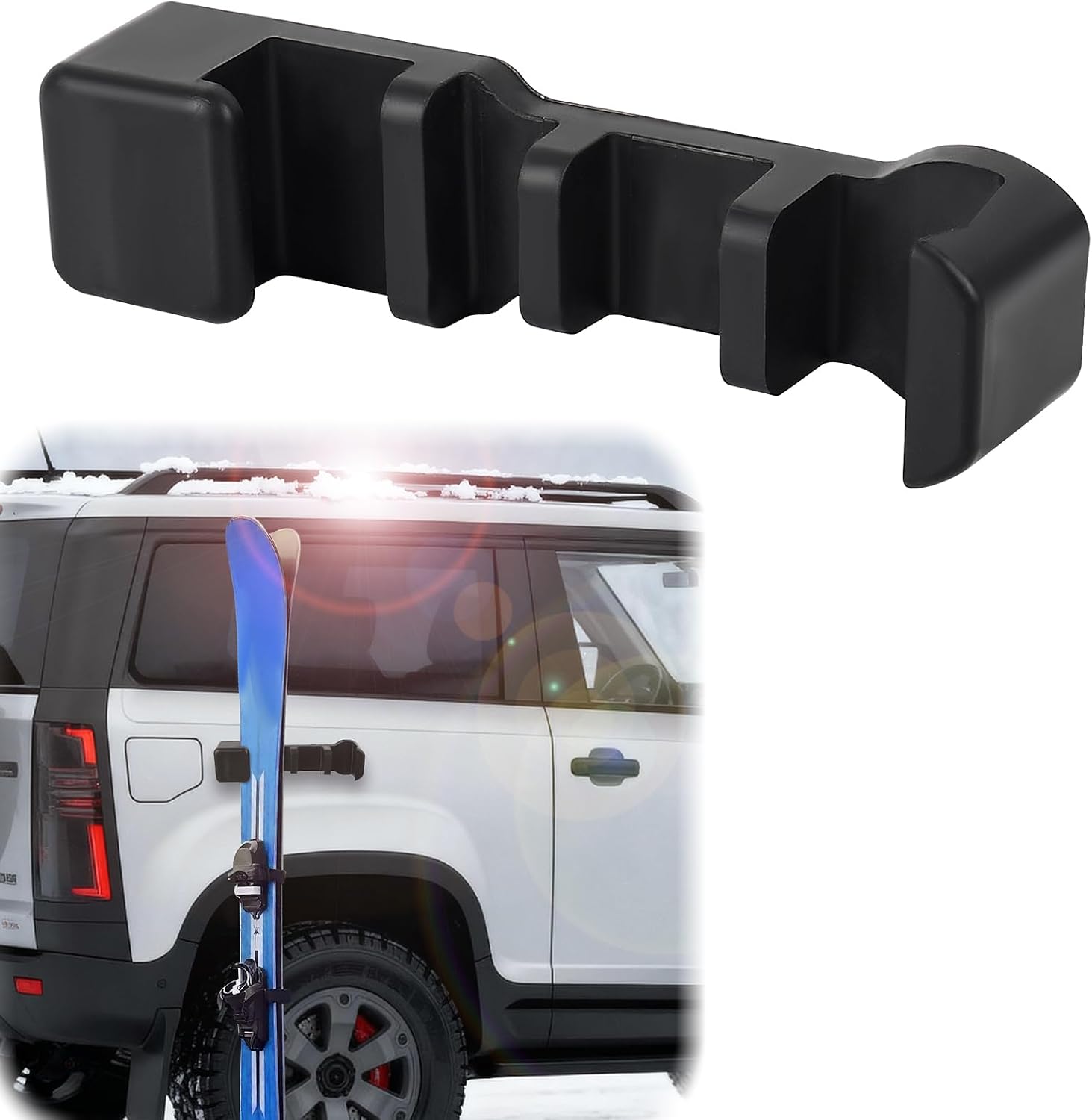 Magnetic Ski Holder for Car,Magnetic Ski Snowboard Vehicle Mount,Snowboard Car Mount,Ski Accessories,Fits for Fixing ski (2 PCS)