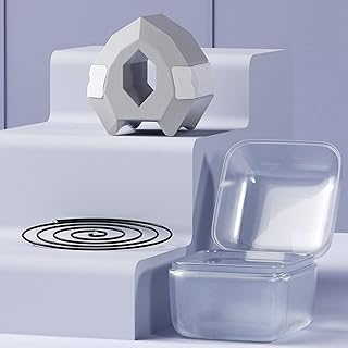 WDAC 2PCS Jawline Exerciser Double Chin Reducer, Facial Muscle Trainer, Jaw Trainer, Jaw Exerciser Double Chin Reducer, Jawline Ball Chew Exerciser, Lip Trainer Face Slimmer (B)