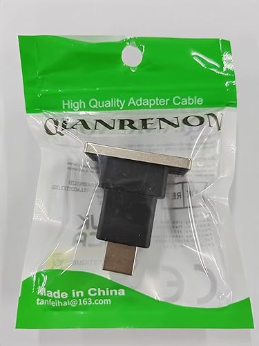 Miniatura 8 de QIANRENON USB2.0 a USB B Adaptador de impresión de montaje en panel USB 2.0 hembra a USB B hembra conector rectangular enchufe de impresora, montaje