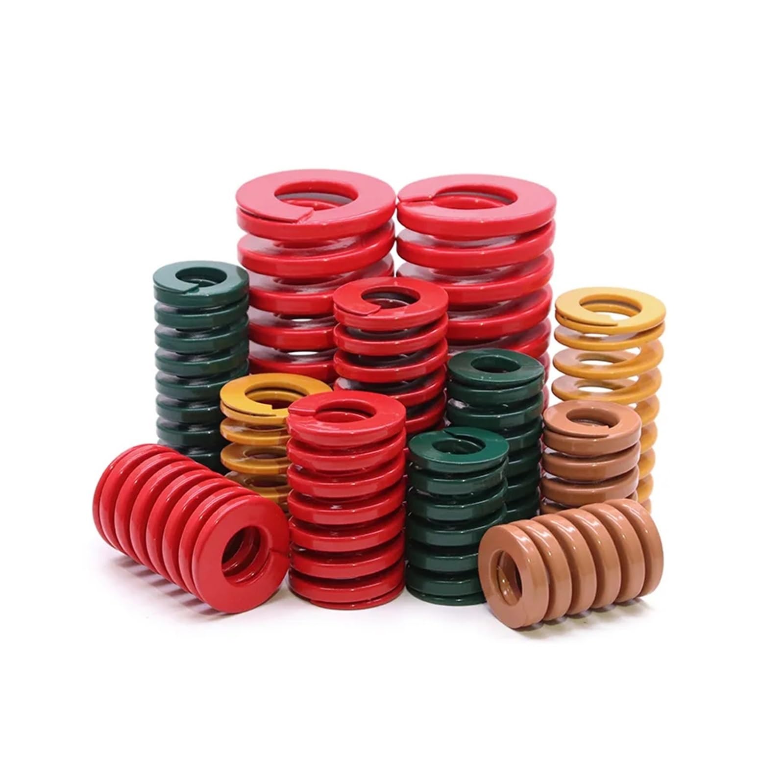 Lot de 2 ressorts de compression à charge moyenne, diamètre extérieur 8 à 40 mm, rouge(90mm,20mm (ID 10mm))