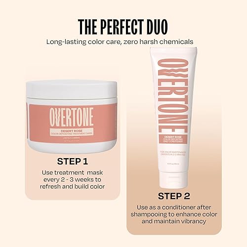 Miniatura 297 de Overtone - Acondicionador de tinte semipermanente para el cabello, 8 onzas, cabello natural y teñido, con manteca de karité y aceite de coco Azul