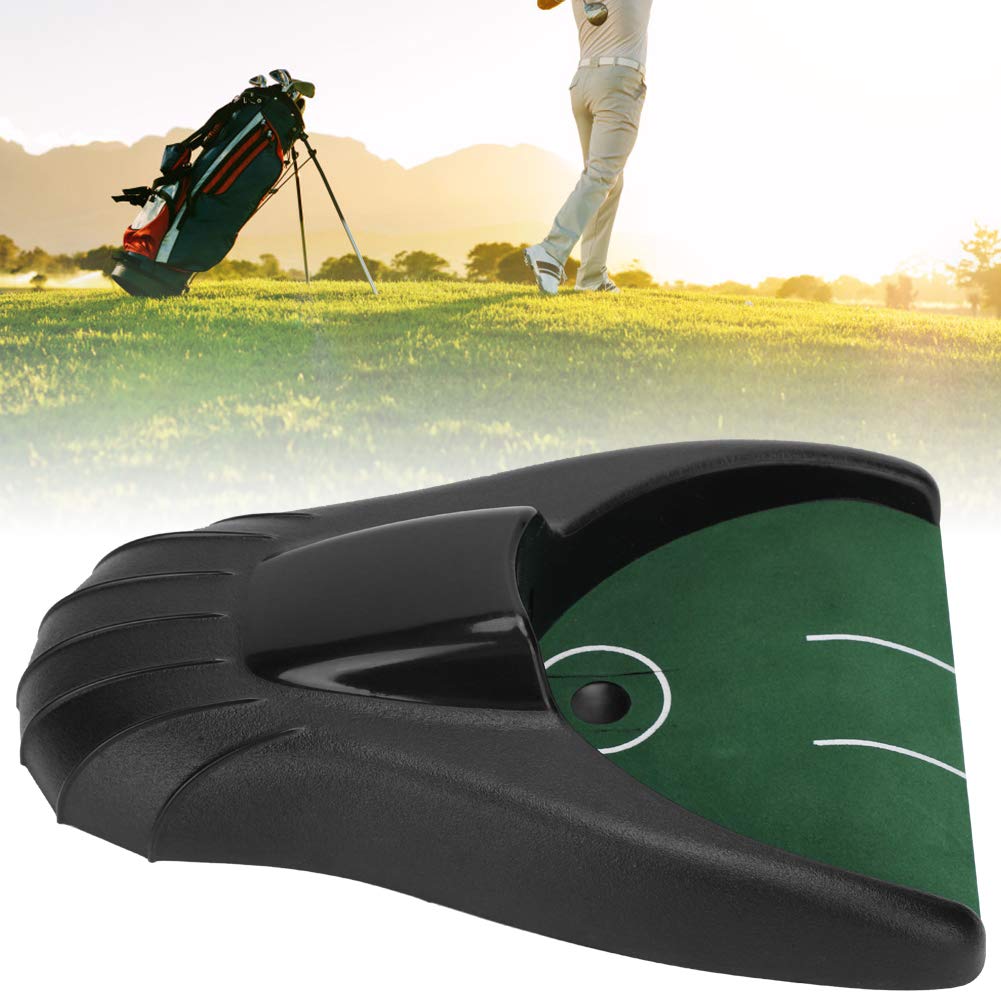 KEENSO Tapis de Putting Balle Golf, Machine Retour alimentée par Batterie, entraînement à Domicile, Bureau, fêtes