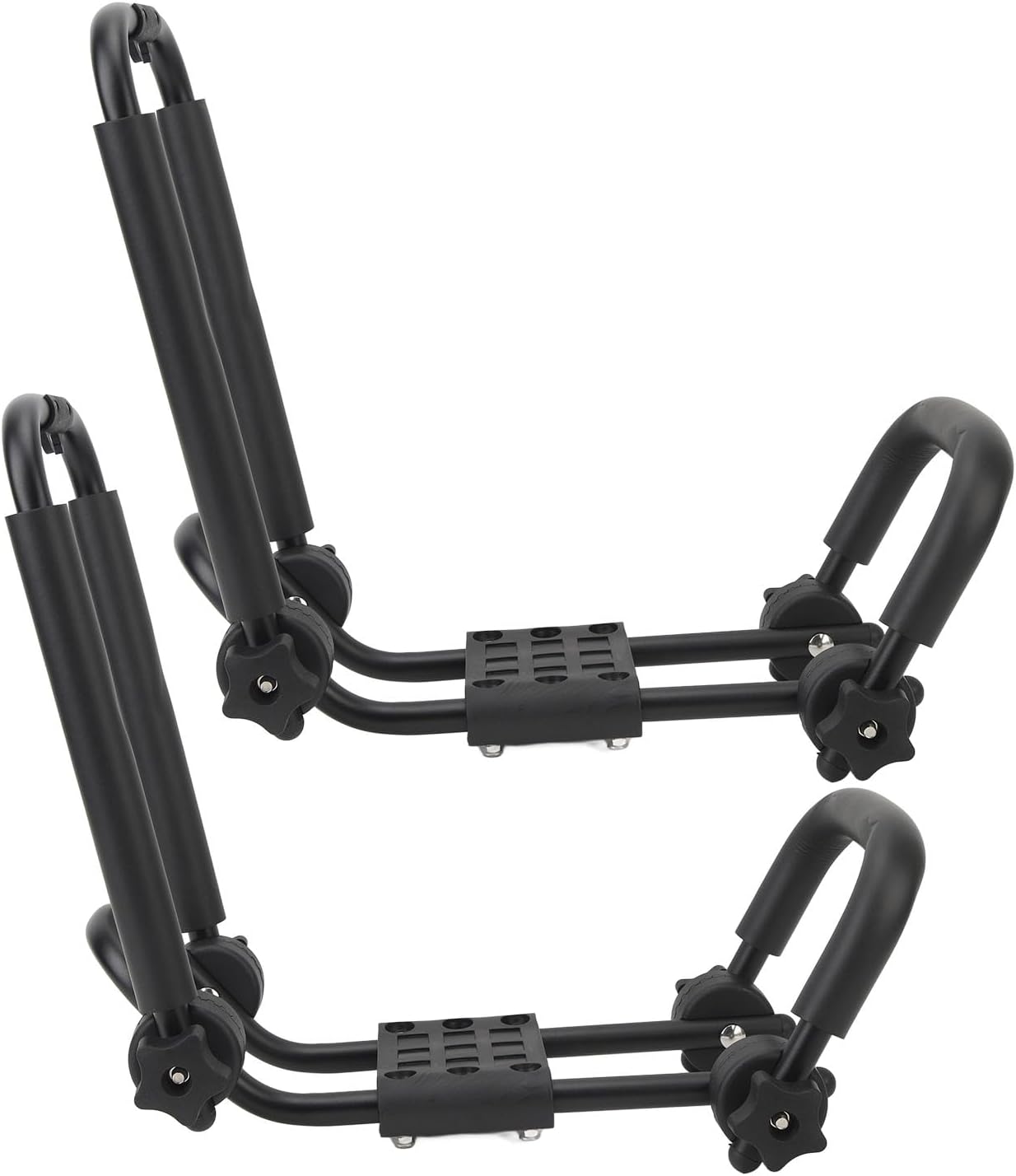 2pcs Kayak Roof Rack Universal Folding Adjustable Canoe Car Top Roof Mount Carrier for Boat SUV Truck Van