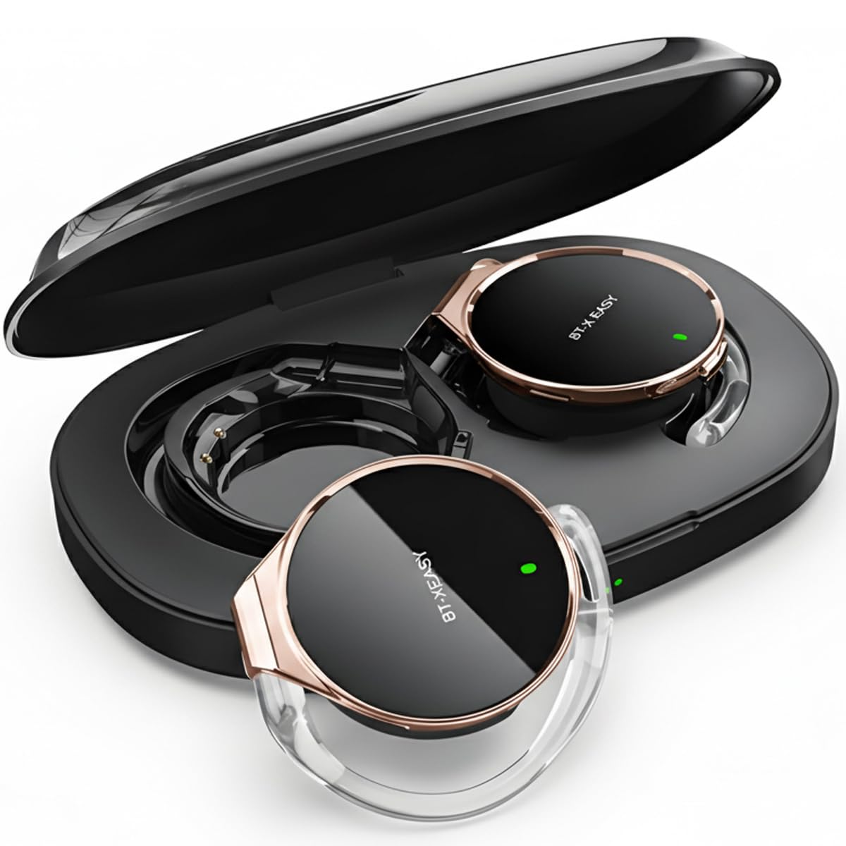 Micool Open Ear Cuffie Bluetooth 5.4 con 4 microfoni ENC, Sport Auricolari Clip On, leggeri e confortevoli, tempo di riproduzione 40 ore, IPX7, impermeabili, ideali per sport, ufficio e uso quotidiano