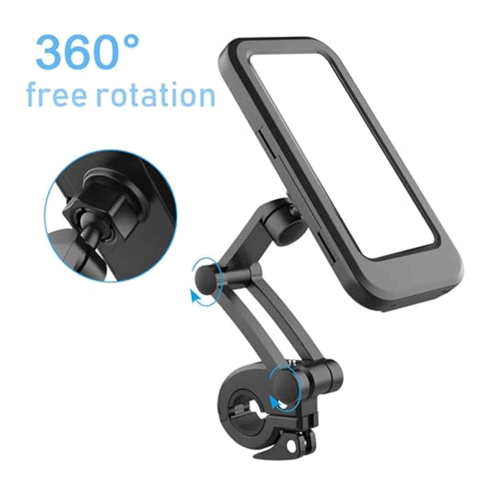 GPS Support Support Téléphone Moto pour Vélo Étanche Anti-Choc pour Électrique pour Guidon Support GPS