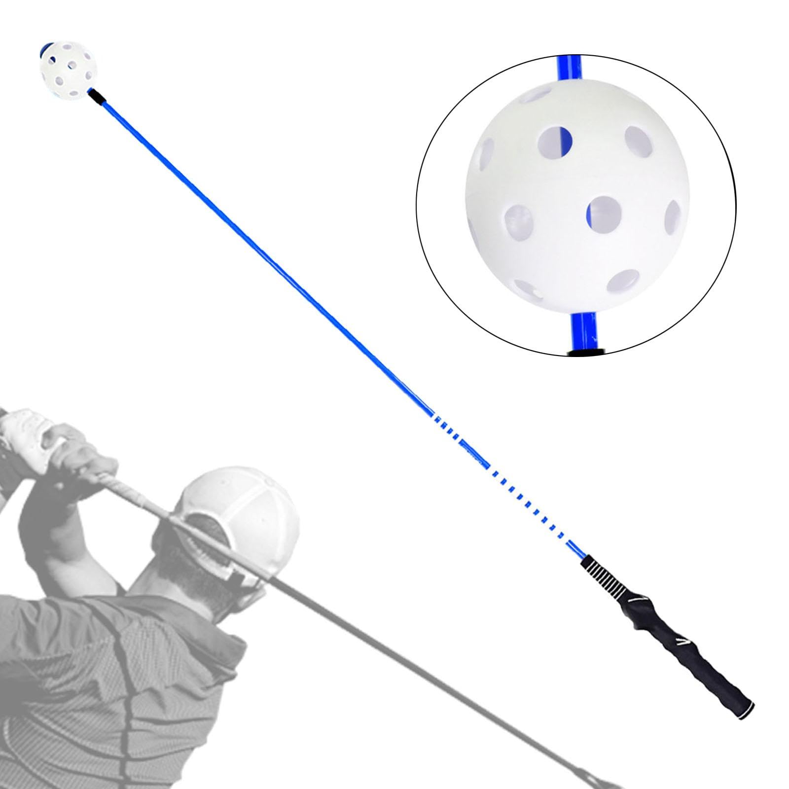 Golfschwungtrainer, Aufwärmstab, Golf Trainingszubehör, Trainingshilfe Und Ausrichtungsstab für Tempo, Geschwindigkeit, Rhythmus Und
