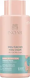 Inoar, Meu Cacho, Meu Crush – Creme de Pentear, Define Cachos, Hidrata e Controla o Frizz, Com Óleos Naturais e Vitaminas - 500ml