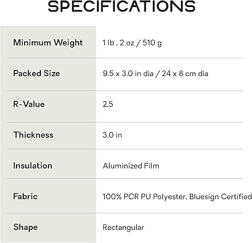 Miniatura 5 de NEMO Tensor - Colchoneta de dormir ultraligera (2022)  Colchoneta de dormir para acampar con soporte silencioso, larga y ancha