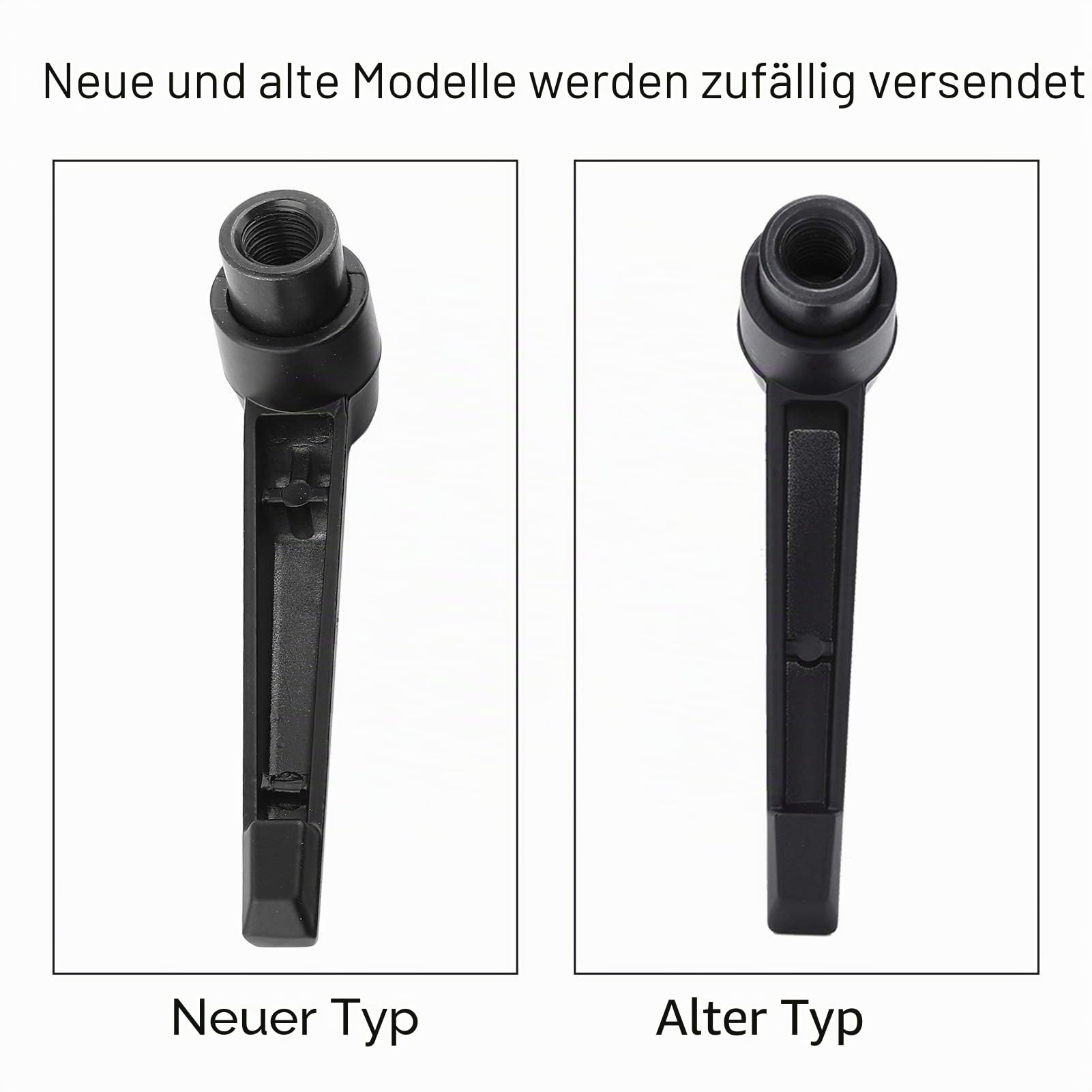 FTVOGUE 4 STÜCKE Klemmhebel Gewinde Verstellbarer Griff Metall Maschine Knöpfe Verstellbare Befestigung Griff M4 M5 M6 M8 M10 M12(M10)