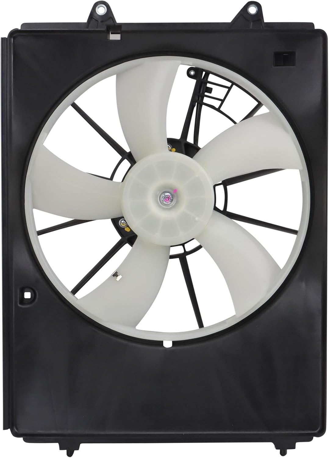 TRQ A/C Condenser Cooling Fan Assembly Compatible with 2014-2020 Acura MDX 2019-2022 Honda Passport 2016-2022 Pilot 2017-2023 Ridgeline AC3113115