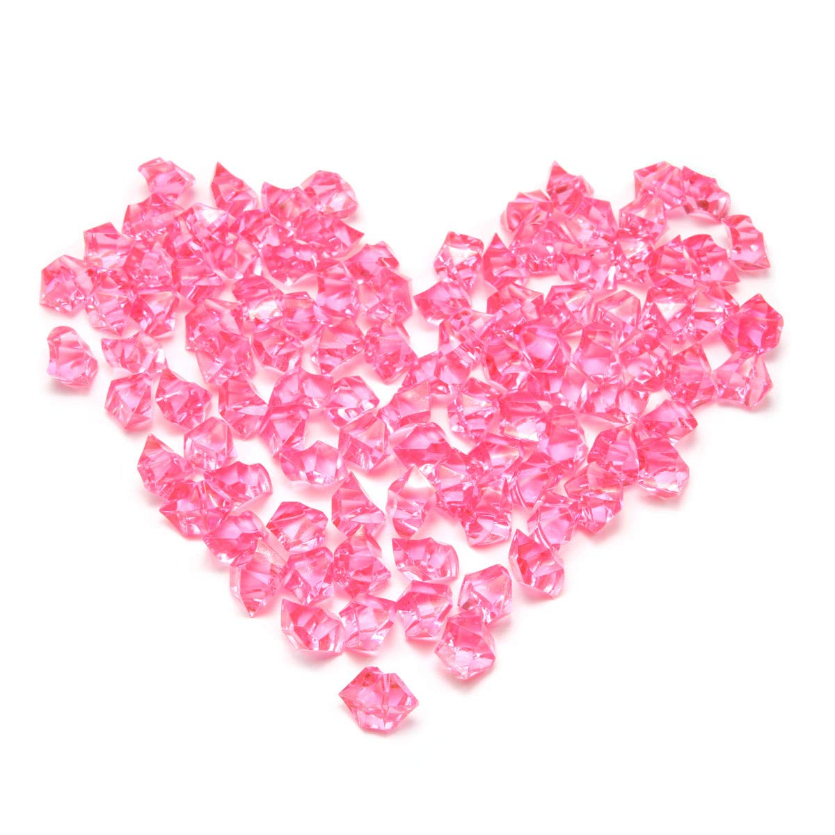 Vase Filler Wedding Decorations Home Decorations Fangoo 220 Pieces Pink Acrylic Heart Flat Back Heart Gems For Valentines Day Decorations Table Scatter Decoration Pink Vases