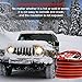 A ABIGAIL Heavy Duty Jumper Cables, Booster Cables 1 Gauge 800A 25 Ft Booster Jump Start Automotive Jumper Cables Kit for Car, SUV, and Trucks with Professional Clamps and Carrying Bag
