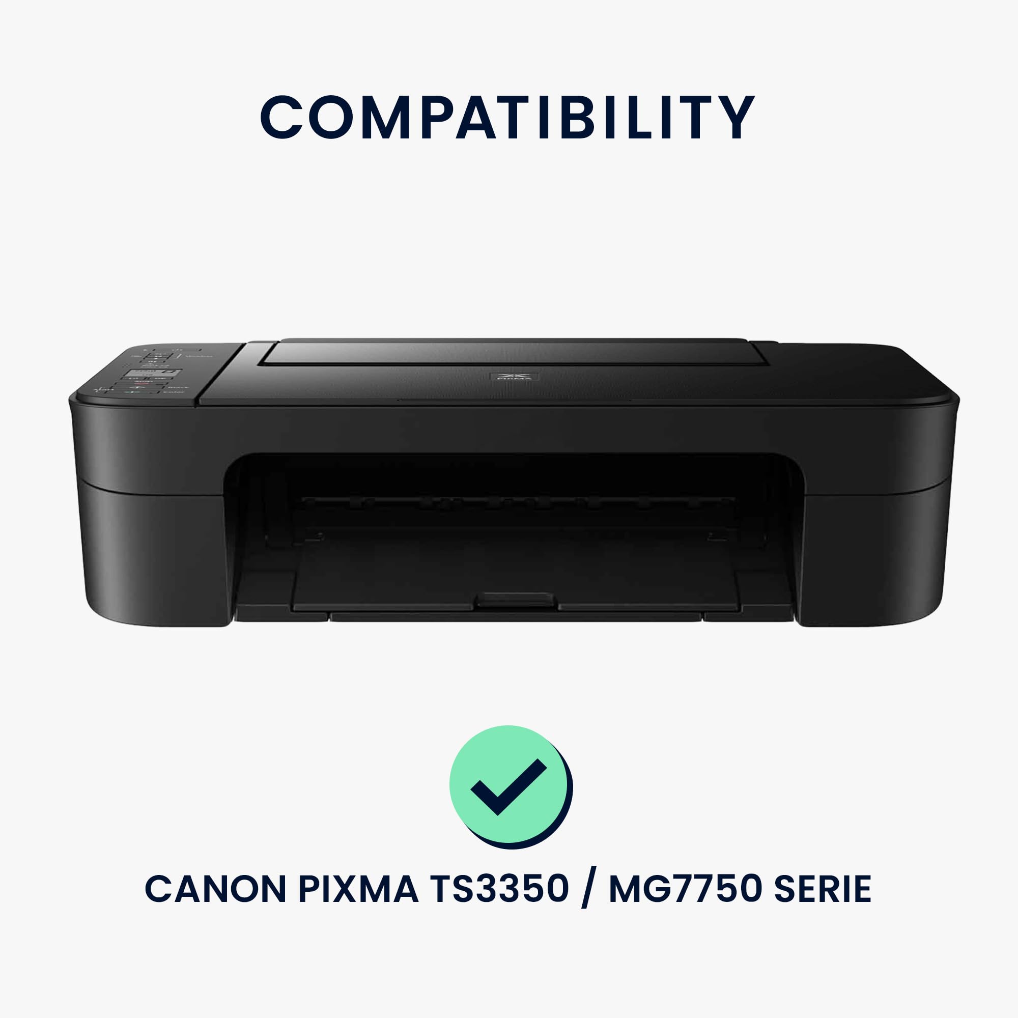 kwmobile Osłona przeciwpyłowa kompatybilna z Canon Pixma TS3350 / MG7750 Serie - etui do drukarki - pokrowiec ochronny z tkaniny, ciemnoszary